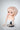 Doll Wig [Style: A18] Cream + Pink B010