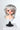 Doll Wig [Style: A75] Gloss Light Silver B028